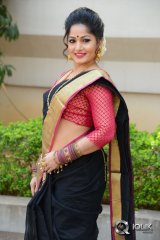 Madhavi Latha at Anushtanam Movie Audio Launch
